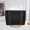 Rhombus casual tote bag, new retro chain bag, shoulder bag, underarm bag, simple and fashionable messenger women's bag.