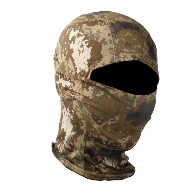 Outdoor Camouflage Camo Balaclava Army Tactical Military Ski Full Face Mask Motorcycle Bicycle Caps Full Face Mask 27 COLORS