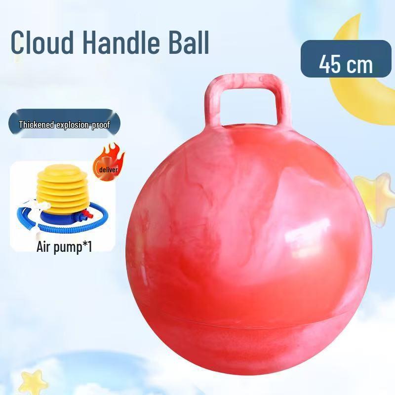 45CM Children's Inflatable Elastic Bouncing Ball for Sensory Training and Sports
