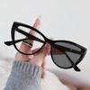 Fashion Cat Eye Pochromic Anti Radiation Metal Glasses for Women Men Replaceable Lens Eyeglasses