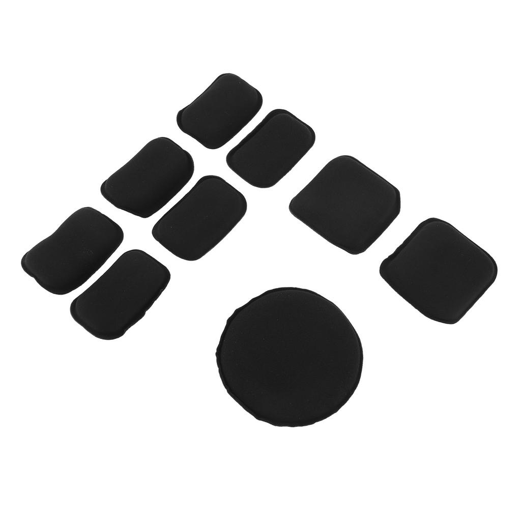 Black Helmet Liner System Outdoor Helmet EVA Pading Pads Cushion Mats Replacement Pad with Hook and Loop
