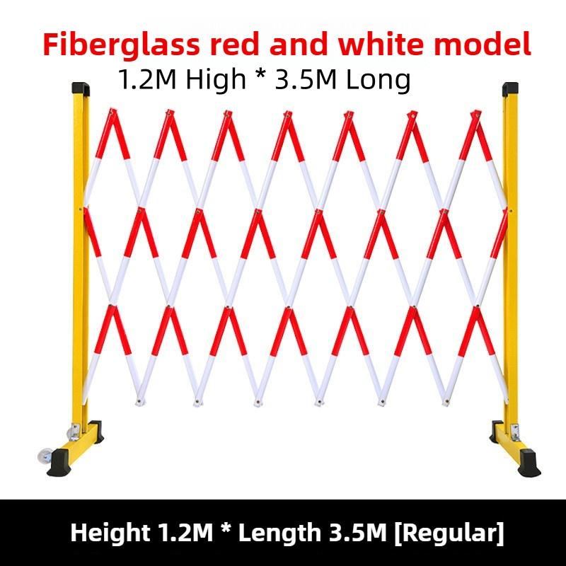 Fiberglass Telescopic Fence Insulated Collapsible Tubular Guardrail Movable Power Safety Construction Isolation Baffle