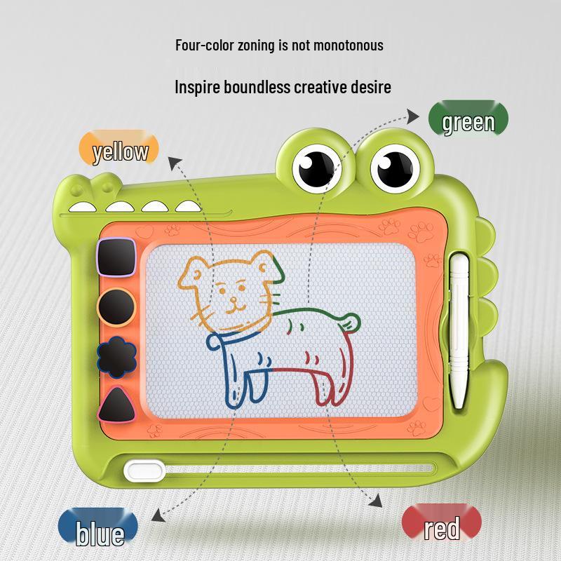 Crocodile Cartoon Erasable Magnetic Drawing Board for Kids
