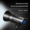 FB 200W COB LED Continuous Video Light Dual Kit