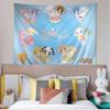 Kawaii Anime Ssugarbunnies Tapestry Art Sweet Design Balances Room Tone Home Charm Suitable Wall Art Decor for Living Areas