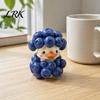 Ästhetische Raumdeko Zubehör Blaubeere Ente Harz Ornament, Niedliche Cartoon Figur, Miniatur Kreatives Vielseitiges Ornament für Zuhause Büro