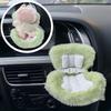 Plush Doll Safety Seat Ornaments for Car Decoration Kawaii 17cm Doll Small Chair Figurines Car Air Conditioning Outlet Decor New