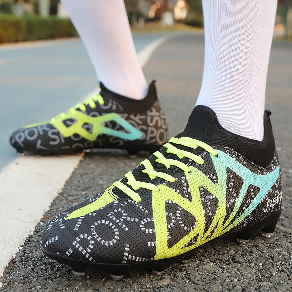 Original Men's Society Football Boot Outdoor Sports FG PU Leather Lightweight Court Football Boot Teen Football Tournament Shoes