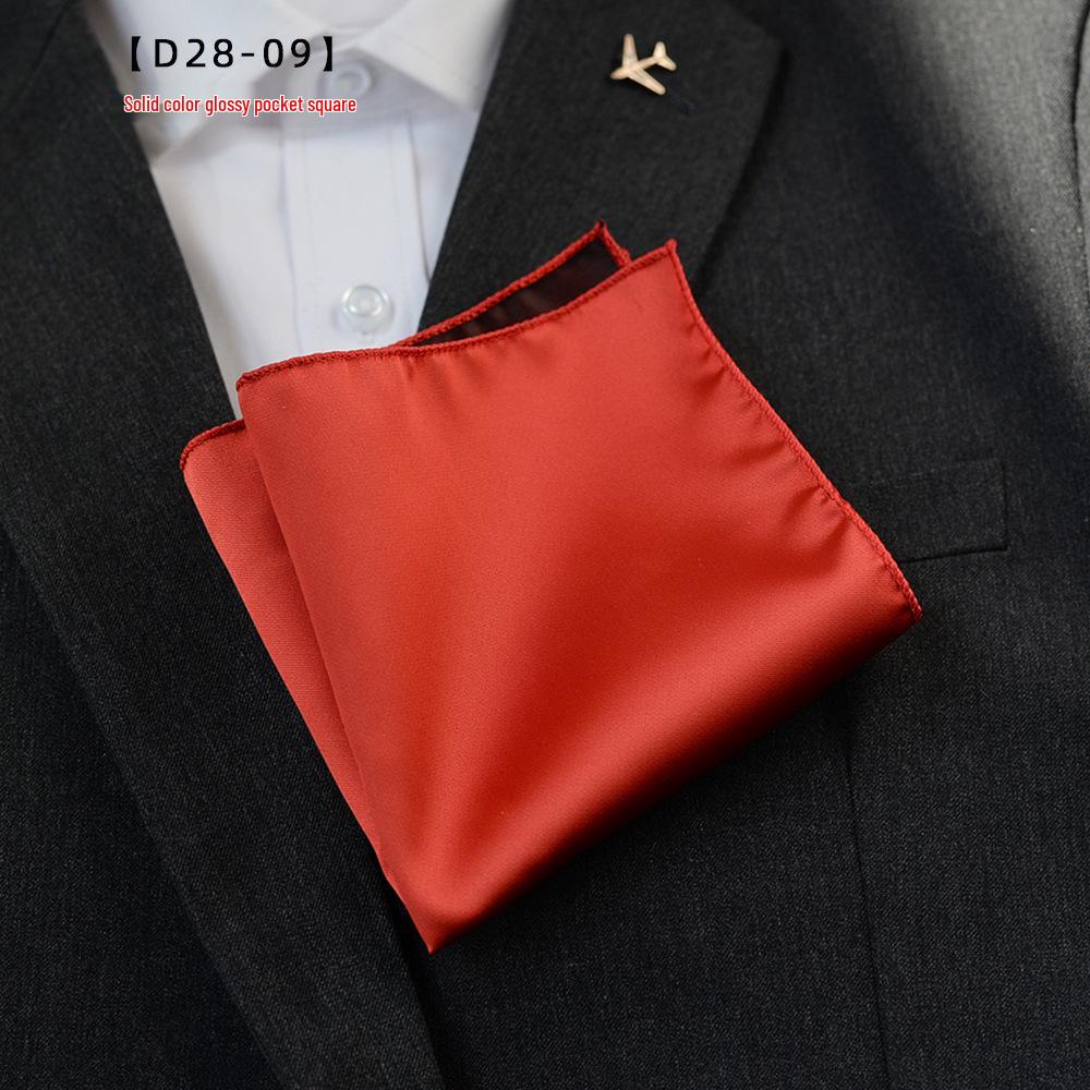 Retro Square Handkerchief: Men's Formal Scarf & Pocket Square Accessory