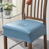 Square Shape Waterproof Seat Protectors PU Leather Elastic Chair Slipcover  Living Room