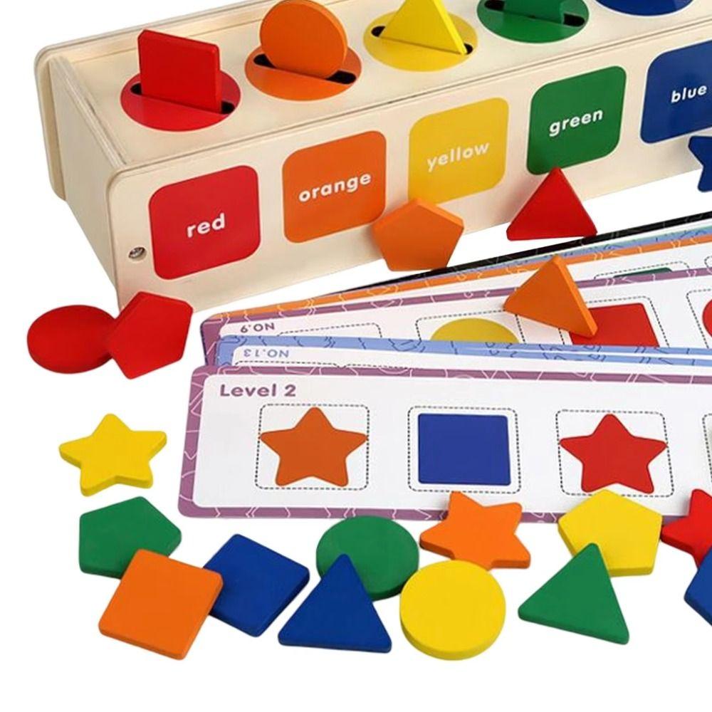 Geometric Cognition Shape and Color Sorting Toy Shape Sorting Educational Toys  Baby Boys Girls