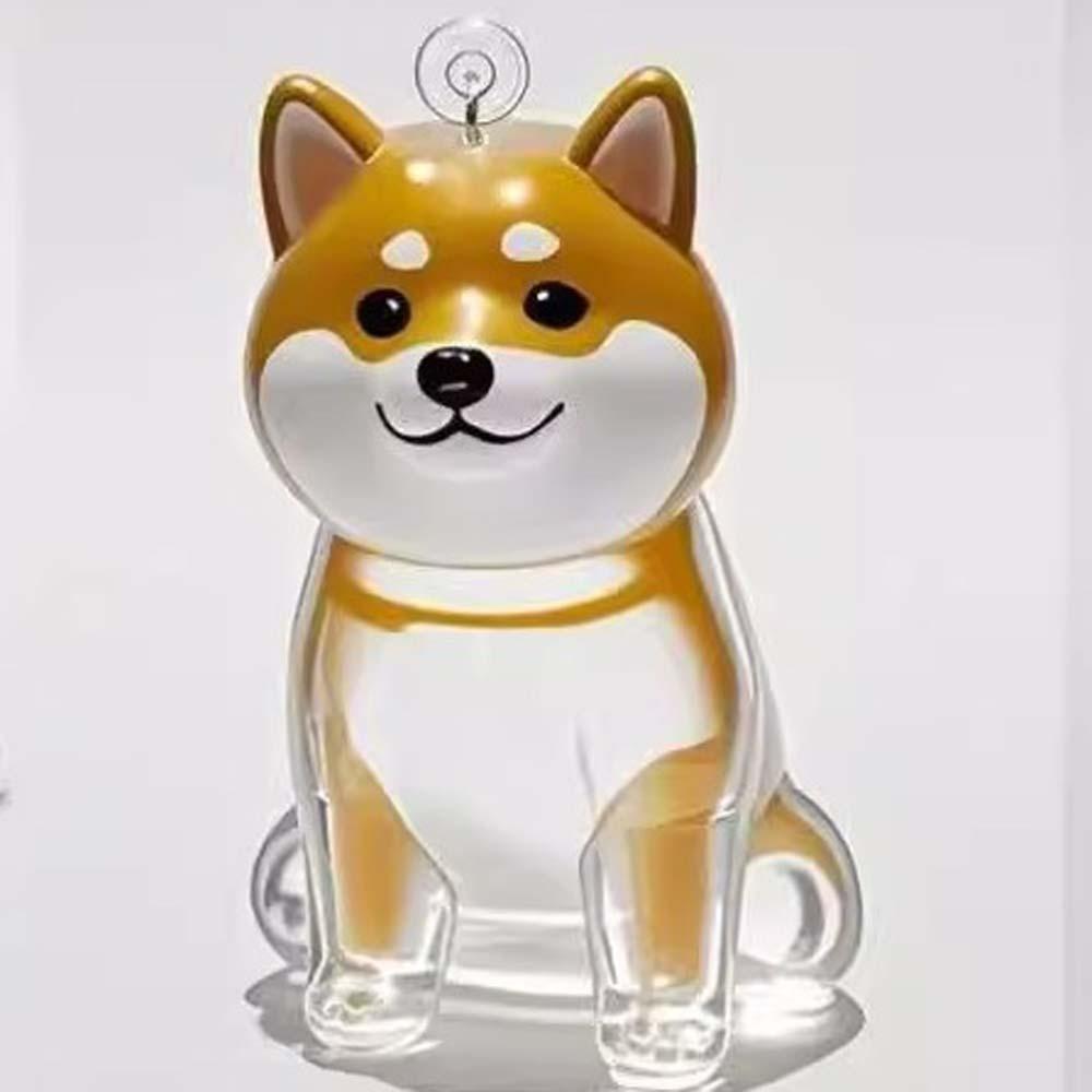 Hair Grooming Dog Hair Storage Box Transparent Puppy Pendants Cartoon Pet Hair Keychain  Backpack
