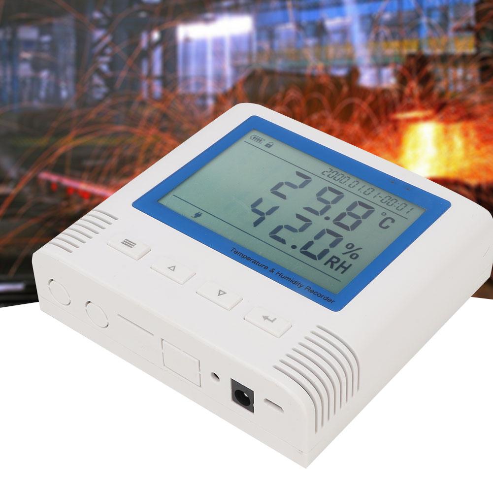 Temperatur- und Feuchtigkeitslogger USB Großer Bildschirm Weiter Betrachtungswinkel LCD-Anzeige 3