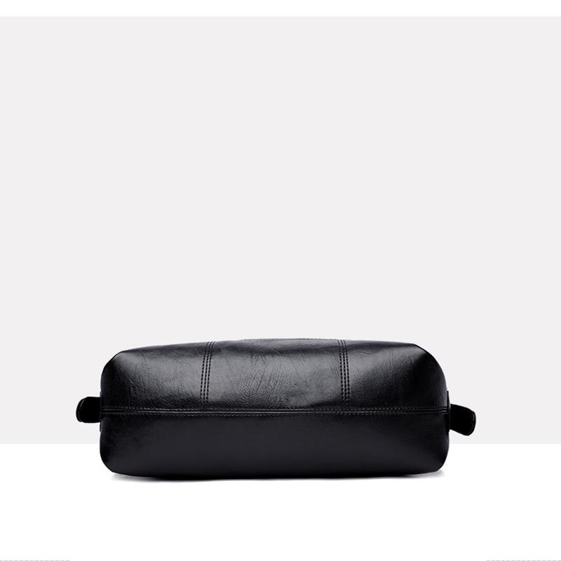 Yogodlns Luxury Handbag Women PU Leather Shoulder Bag Large Capacity Top-handle Bag Vintage Crossbody Bag Brands Lady Pouch Sac