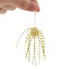 6 pcs Handmade Soft Dice Fishing Lures for Drop Shot / Texas / Jig / Finesse Rig with Slow Sinking Tentacles,Panfish and Trout Baits