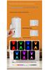 Smart Colorful Gradient Night Light with Human Body Induction and Magnetic Charging for Home
