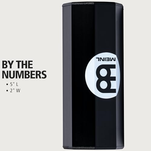 Meinl Percussion Aluminum Shaker, Octagonal, Small, SH8BK