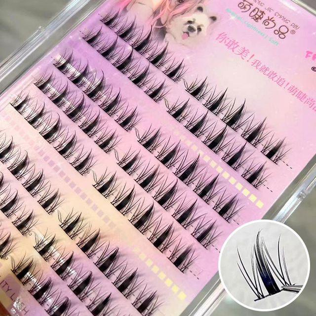 Aimo - False Eyelash Clusters Black - One Size