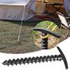4 Pcs/Set 14.5cm Camping Tent Pegs Heavy-duty Sturdy Anti-slip Reliable Portable Fixed Tent Ground Nails High Hardness Tent Stakes Hiking Stakes