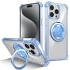 Applicable To iPhone17ProMax Magnetic Mobile Phone Case, Gold Shield Rotating Direct Apple 16Pro Anti-drop Protective Case