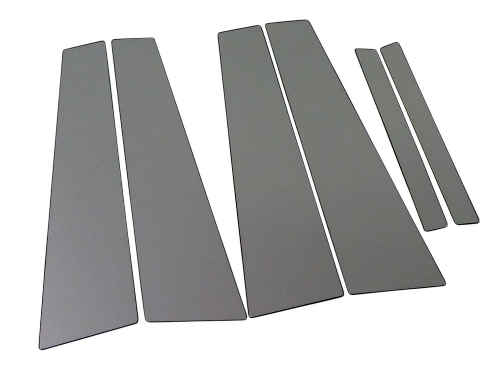 BRIGHTZ Black Chrome Pillar Panel Covers for and USF46 LS 5032 Ultra-Mirror (6-Piece Set) LS460, LS460L, LS600h, LS600hL, UVF45, UVF46, USF40, USF41,