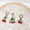 Elegant Cherry Style Keyring And Bag Embellishment Bags Pendant Key Holder Decors Keychain For Adding Fun To Your Look