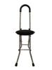 Lightweight Folding Dual-Use Cane Stool: Non-Slip, Portable Crutch and Seat for Elderly Aid