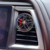 Car Mounted Aromatherapy Vent Can Rotate Wheel Hub Perfume Decoration Creative Air Conditioner Vent Aromatherapy Clip Interior