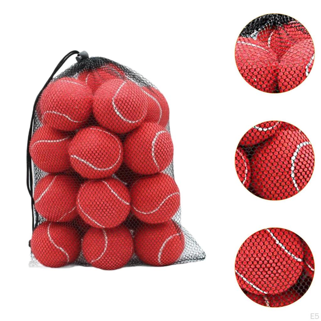 20 Pieces Tennis Balls Training Pet Dog Elastic Wear Resistant for