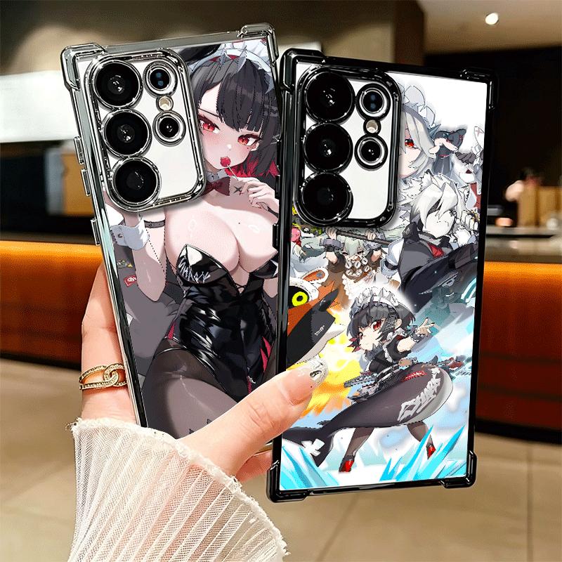 Zenless Zone Zero Ellen Joe Plating Phone Case For Samsung Galaxy S24 S25 FE S26 Edge S23 Ultra S22 S21 Plus S20 Anti-Fall Airab