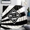 1pc Borussia Print Flannel Blanket, High quality Comfortable for All Seasons, Home Decor, Warmth and Comfort, Perfect for Christmas Gifts17