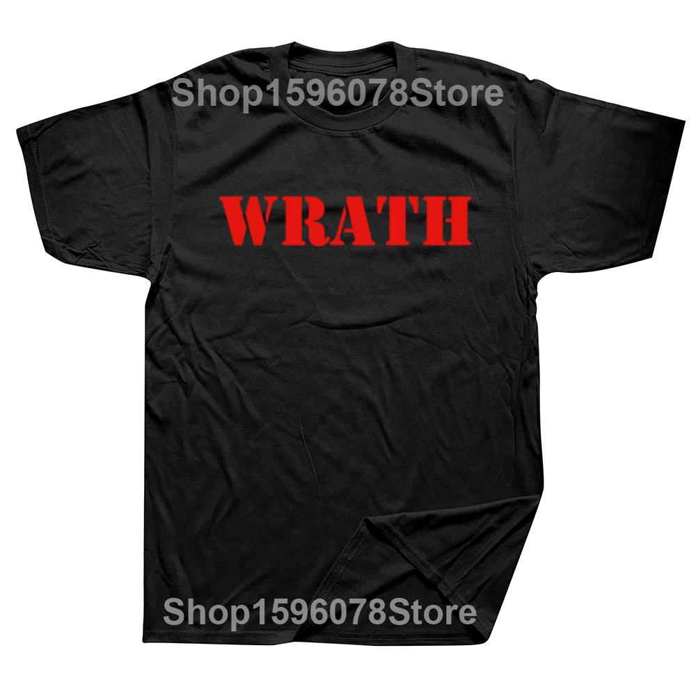 Summer New Arrival Limited WRATH Natural Selection Men T-Shirt Streetwear Short-Sleeve Casual O-Neck T Shirts Hipster Style Tees