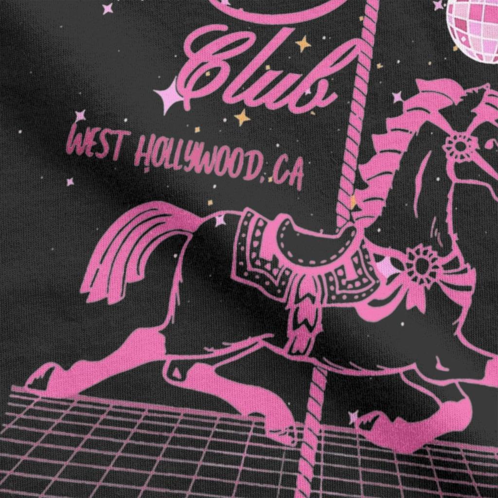 Novelty Chappell Roan Pink Ponys Club T-Shirts for Men Crewneck Cotton T Shirts Short Sleeve Tees Party Clothes