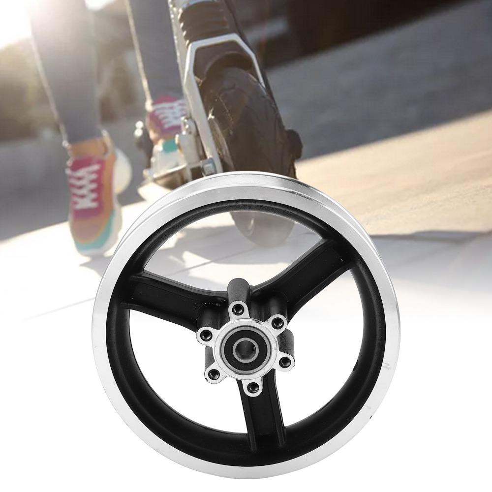 Mozzo Ruota Anteriore Scooter Elettrico in Lega di Alluminio 10 Pollici Senza Camera d'Aria Cerchione Mozzo Ruota E-Bike Ciclomotori