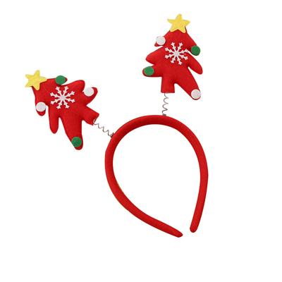 Weihnachts-Haarbänder für Damen, Herren, Kinder Kopfschmuck Weihnachtsbaum-Form Kopfschmuck für Party-Dekorationen