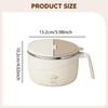 with Lid, Round Soup Bowl, Kitchen Utensil, Household Accessory, Large Capacity Cereal Container,