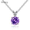 Cross-border Zircon Pendant Necklace - Women's Stylish Clavicle Chain with a Unique, Simple Design
