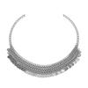Geometric Tassels Metal Necklace With Handmade Details Clavicle Chain Accessory For Unique Fashion Statements