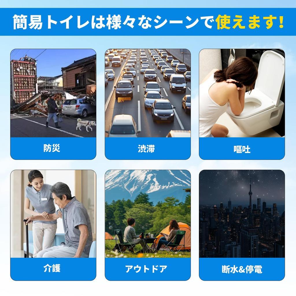 Portable Toilet by a Disaster Preparedness Disaster Preparedness Shelf Emergency Portable Emergency Includes Coagulant and Bags [Supervised