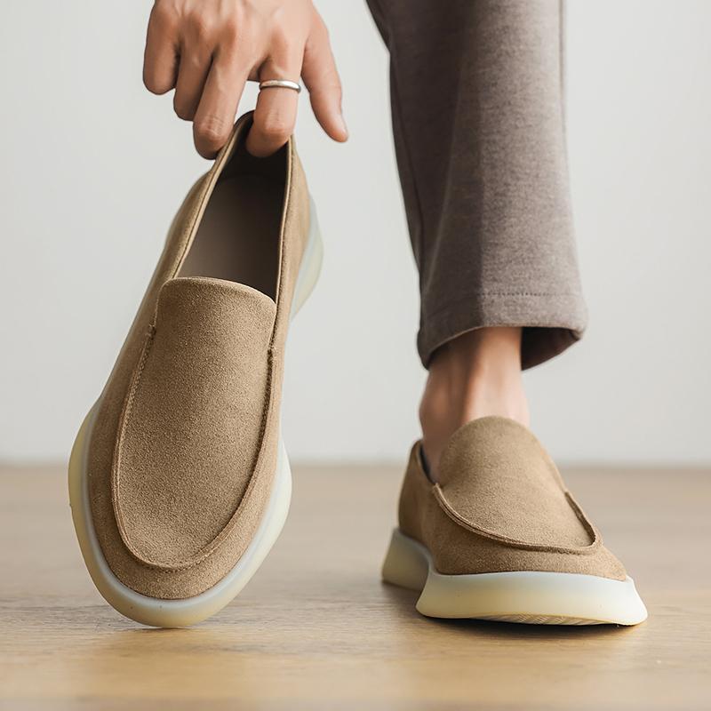 Fashion Classics Business Dress Shoes Moccasins Slip on Loafers Driving Shoes for Men Outdoor Casual Flats Leather Men's Business Shoes