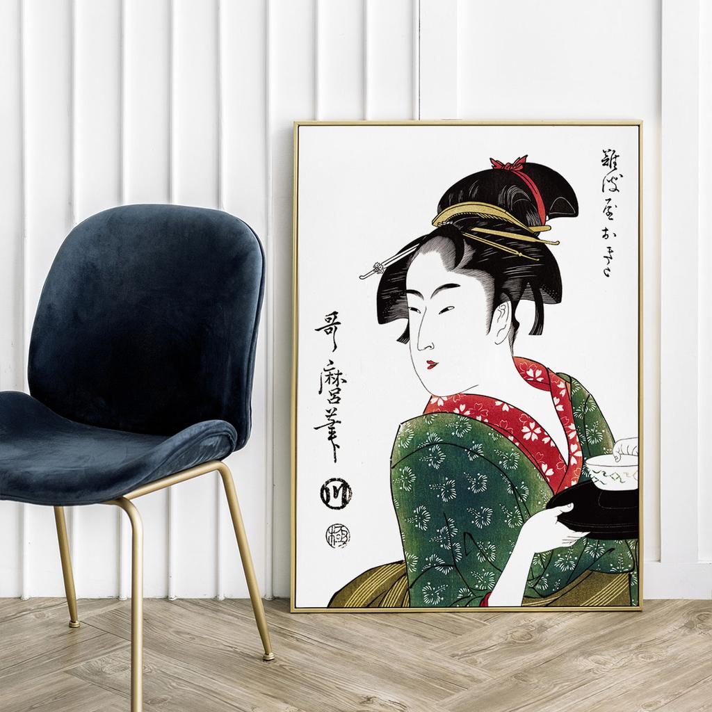 Poster Japanese Graphics Geisha