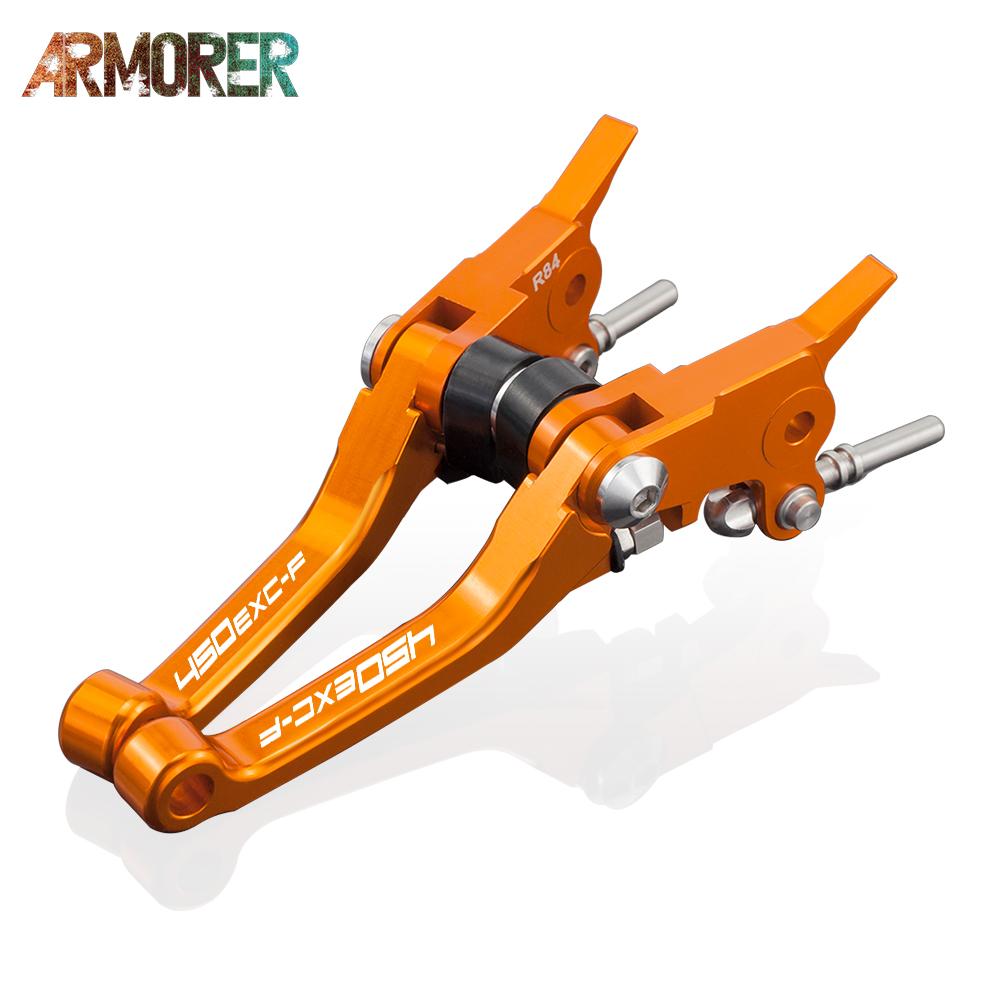 Pro KTM 450EXC-F 500 EXC-F 2017 - Motocyklové skládací výsuvné nastavitelné páčky motokrosové brzdové spojky