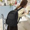 Schoolbag junior high school girls lightweight and simple spine protection to reduce the burden of versatile large-capacity schoolbag out of high 