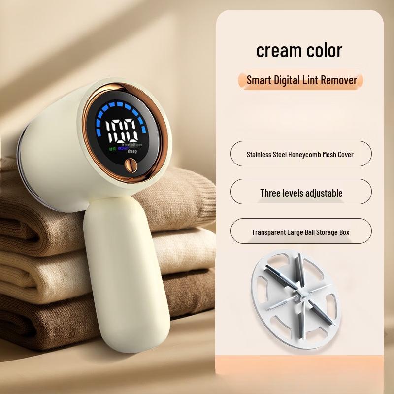 OLOEY Smart Digital Display Portable Fabric Shaver