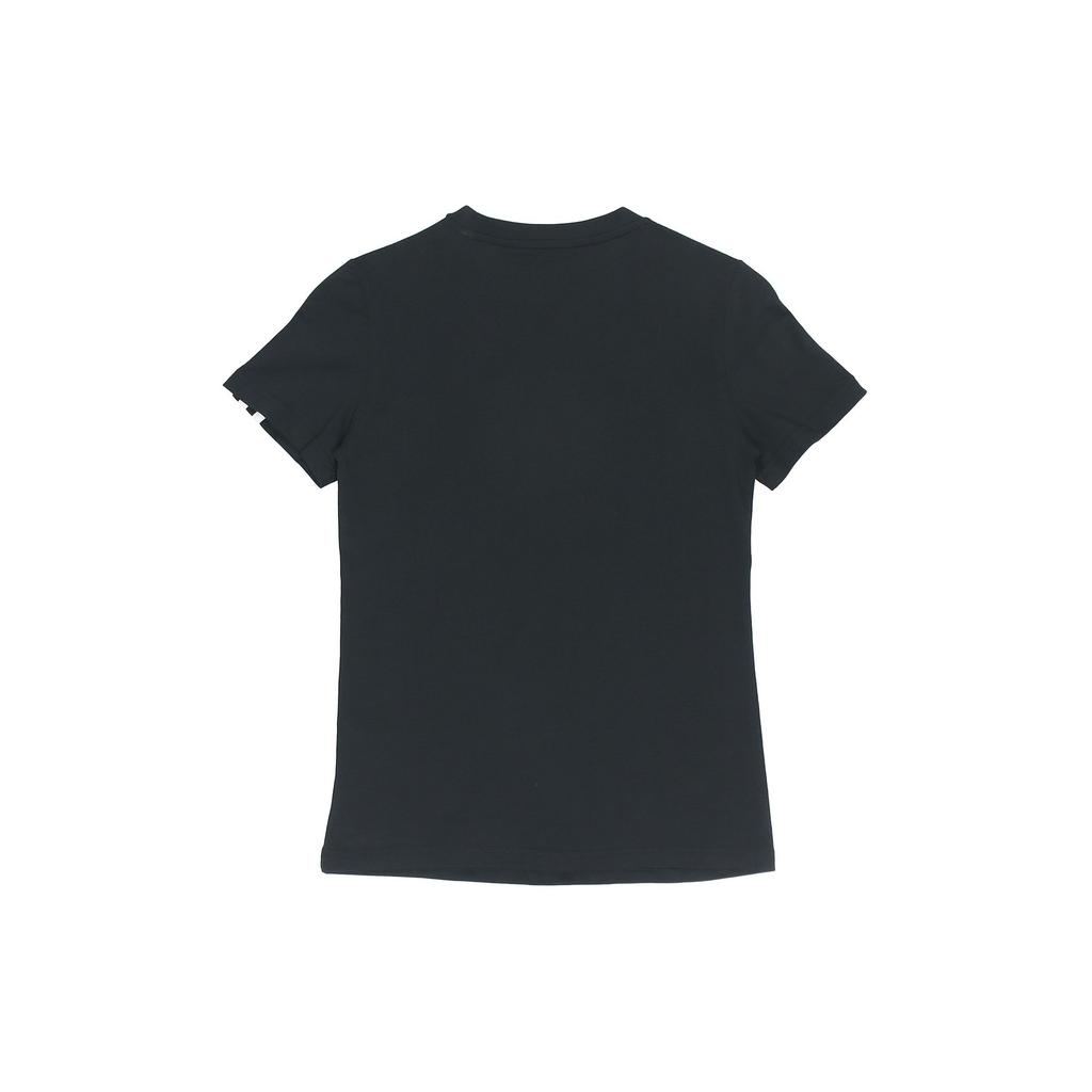 adidas Women's Essentials Slim 3-Stripes Tee Black GL0784