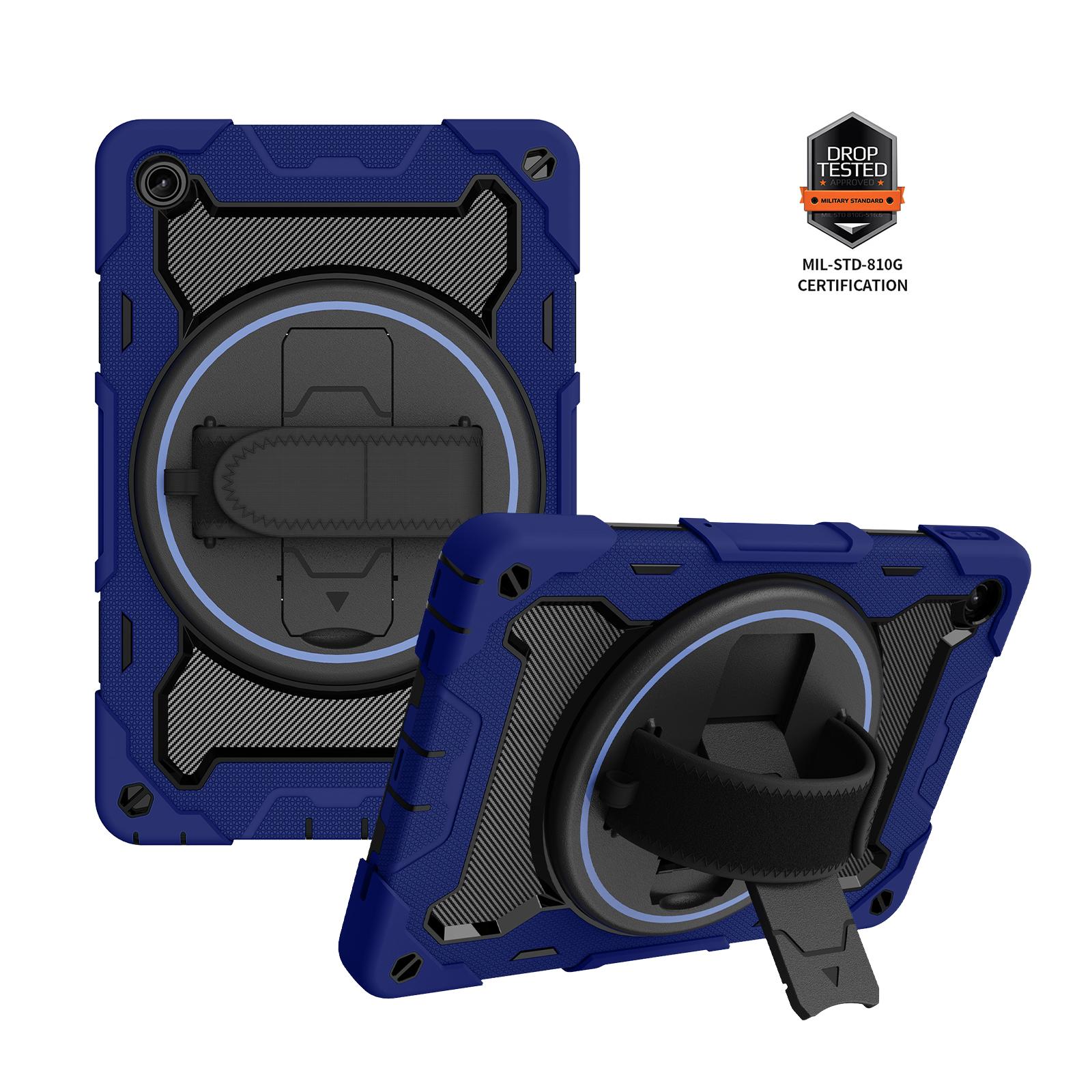 

Case For Tab M10 Plus 3rd Gen 10.6 inch M11 M8 TB331FC M9 M10 P11 Armor Coque Funda Kids EVA Safe Stand Tablet Cover M9 TB-310FU темно-синього кольору