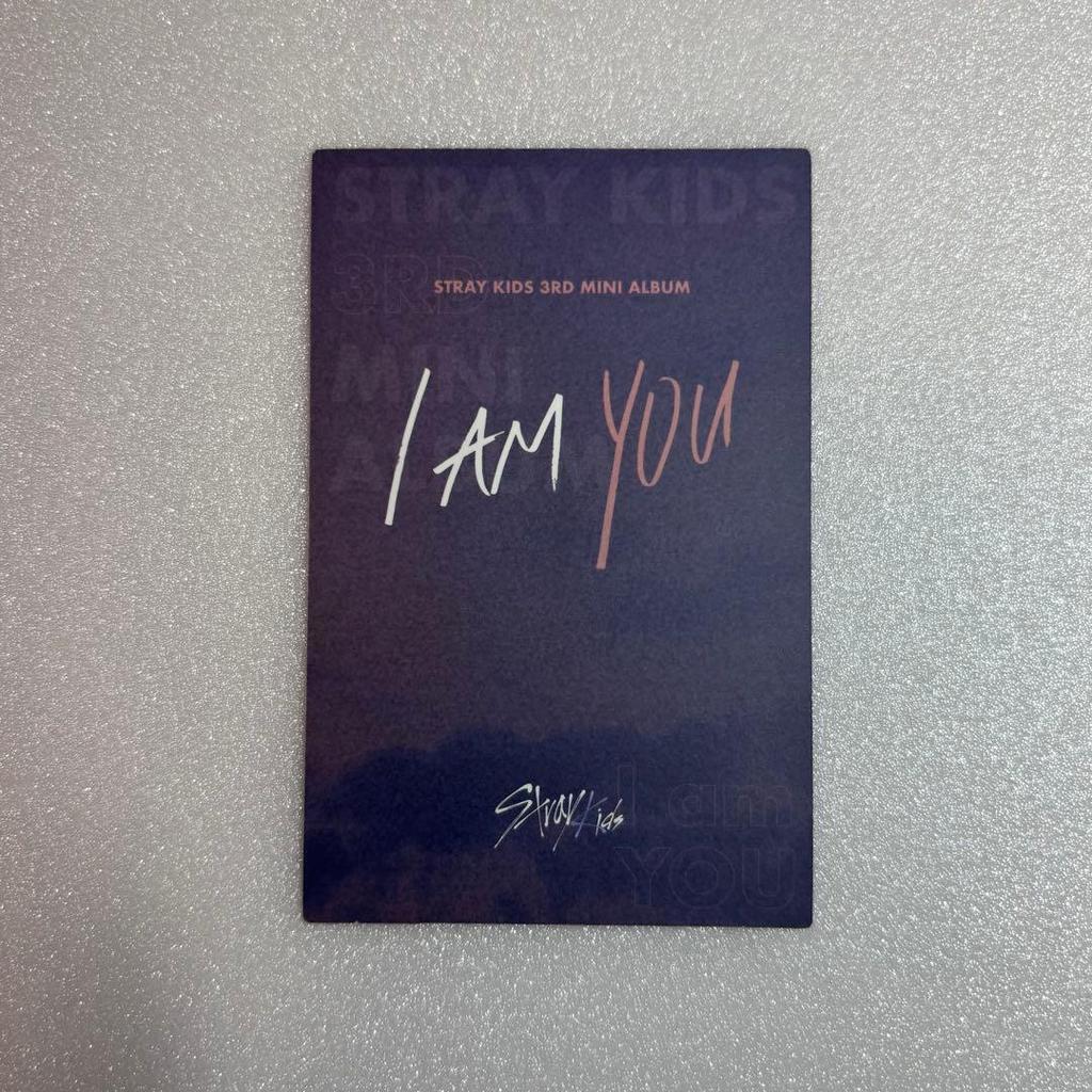 [USED] Stray Kids "I am YOU" Bang Chan Trading Card Pre-order Purple Frame