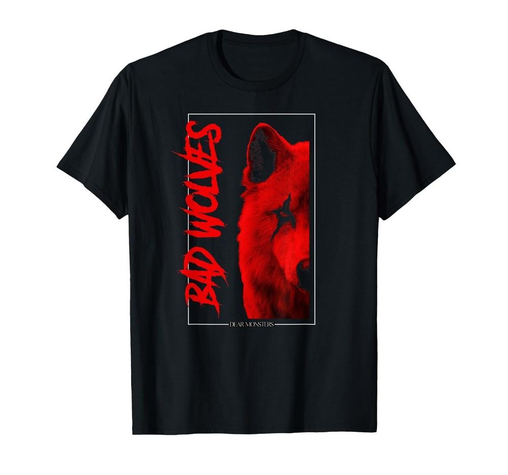 Bad Wolves – Dear Monsters Album T Shirt Black All Size S-5XL Unisex T-Shirt XXXL