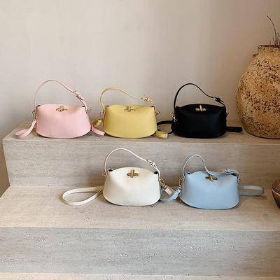 Niche Brand Women's Fashion Small Handbag Soft Versatile Shoulder Messenger Bag Portable Bucket Crossbody Bag KTY