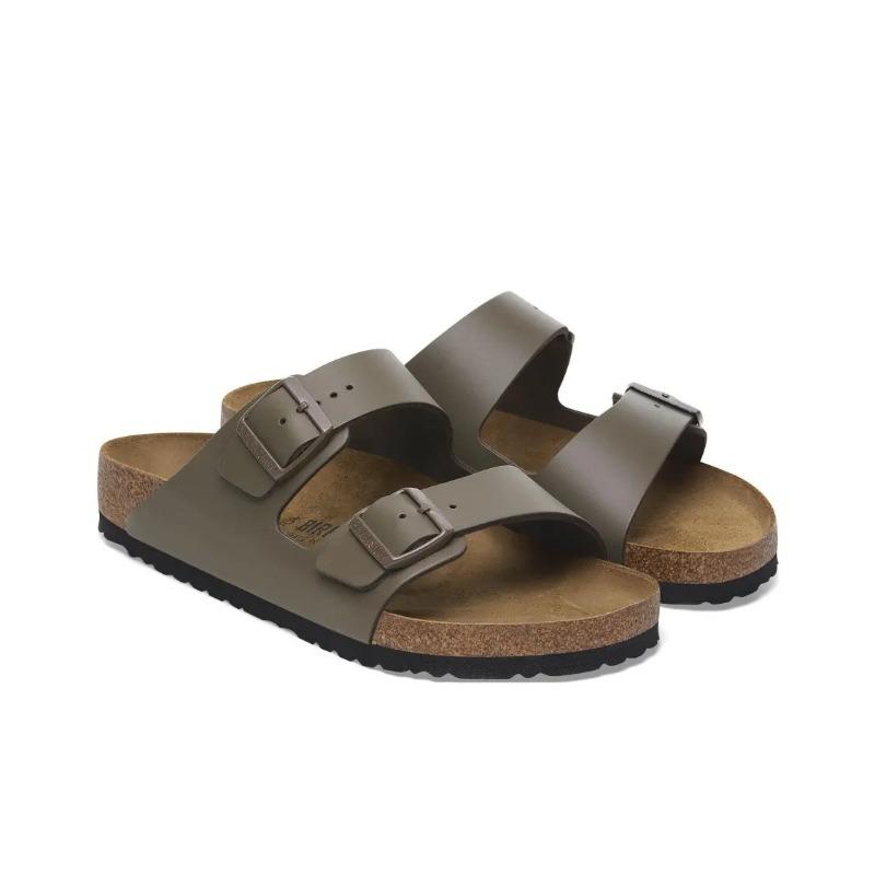 Birkenstock Arizona Unisex Comfort Versatile Anti-slip Slide Sandals Concrete Grey Regular Wide Fit 1029153 40